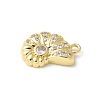 Brass Micro Pave Cubic Zirconia Pendants KK-P290-48G-2