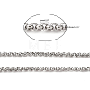 Tarnish Resistant 304 Stainless Steel Rolo Chains CHS-K001-99D-7