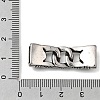 304 Stainless Steel Slide Charms STAS-F356-10AS-01-3