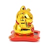 ABS Plastic Solar Powered Maneki-neko Figurines LS-DJEW-B017-01A-03-2