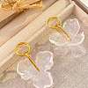304 Stainless Steel Acrylic Stud Dangle Earrings WG2A1B2-03-1
