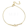 Brass Pave Clear Cubic Zirconia Link Bracelets KK-CBA6980-22G-4