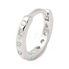 S925 Sterling Silver Micro-Inlaid Zircon Circle Stud Earrings Fashion Simple ZD9822-6-1