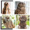 8Pcs 8 Style Double Layers Tulle Butterfly Alligator Hair Clips PHAR-CP0001-06-6
