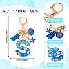 Star Resin & Shell Keychains KEYC-TAC00087-01S-3