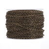 Brass Flat Oval Cable Chains CHC029Y-AB-3