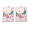 Printed Alloy Pendants AL-CBA7256-15G-02-1