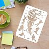 Large Plastic Reusable Drawing Painting Stencils Templates DIY-WH0202-221-3