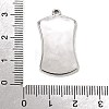 304 Stainless Steel Enamel Pendants CU-CBADA55-01P-3
