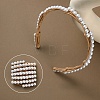 Plastic Pearl Portable Hair Bands for Girls Women PW-WGD2AF6-04-1