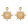 304 Stainless Steel Rhinestone Pendants RB-CBA9349-01G-1