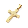 304 Stainless Steel Pendants STAS-H255-03C-G-2