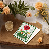 2Pcs 2 Styles Flower Carbon Steel Cutting Dies Stencils DIY-WH0309-3123-5