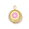 Handmade Polymer Clay with CCB Plastic Bead Frames Pendants PALLOY-JF04753-3
