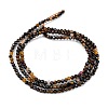 Natural Tiger Eye Beads Strands G-H003-B04-02-5