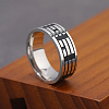 201 Stainless Steel Finger Rings for Men GF3329-15-1