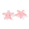 Frosted Glass Beads FGLA-T005-01I-2
