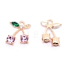 Alloy Rhinestone Pendants ALRI-TAC0002-06C-RS-1