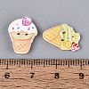2-Hole Printed Resin Buttons BUTT-Q047-01-3