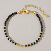Bohemian Style Natural Gold Obsidian Round Beaded Bracelets for Women LS-CA1141-5-1