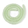 Imitation Jade Glass Beads Strands GLAA-N026-3x6mm-J03-2