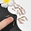 SHEGRACE Brass Pave Cubic Zirconia Trapezoid Connector Charms XGRQ2O654-444B-G-5