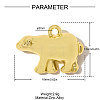 Zinc Alloy Pendants AL-OY001-20G-2