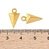 Zinc Alloy Faceted Spike Pendants AL-CBA6F5A-01G-3