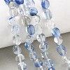 Blue Watermelon Stone Glass Beads Strands GG-CBA9392-27-1