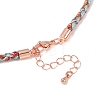 3.5MM Round Nylon Cotton Cord Necklace Making NJEW-C106-03RG-12-3