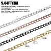Aluminium Twisted Curb Chains CHA-YW0001-05-6
