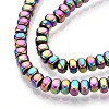 Electroplated Synthetic Non-magnetic Hematite Beads Strands G-T139-61F-3