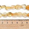 Natural Citrine(Heated) Beads Strands G-G337-B02-8x10mm-5
