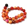 Natural Agate Beads Strands G-Z145-B01-14mm-A-3