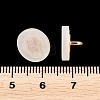 1-Hole Resin Alloy Shank Buttons FIND-B065-03G-07-3