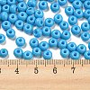 Imitation Jade Glass Seed Beads SEED-Z001-A-B18-4