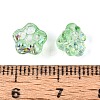Electroplate Glass Beads Strands EGLA-T021-22F-4