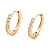 Ring Cubic Zirconia Hoop Earrings EJEW-P292-04G-1