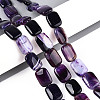 Natural Agate Beads Strands G-N356-03A-14-1