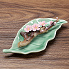 Leaf Ceramic Incense Burners Holder PW-WG18181-02-1