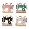Alloy Enamel Pendants RB-CBAC700-04G-1