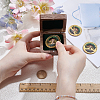Wooden Badge Packing Magnetic Boxes CON-WH0085-229A-3