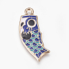 Alloy Enamel Pendants ENAM-O035-06G-A-1