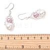 Shell Pearl Dangle Earrings EJEW-JE07226-5
