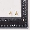 16Pcs 8 Style Brass Micro Pave Cubic Zirconia Charms KK-SZ0006-15-8