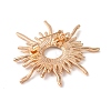 Alloy Crystal Rhinestone Brooches JEWB-P054-01G-2