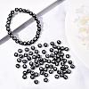 Craft Black Acrylic Beads SACR-YW0001-05-6