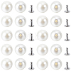 100 Bags ABS Plastic Imitation Pearl Rivet Studs DIY-GF0013-39-7