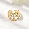 304 Stainless Steel Open Cuff Rings RJEW-K248-18G-2