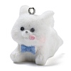 Flocky Resin Pendants RESI-Q002-06A-1